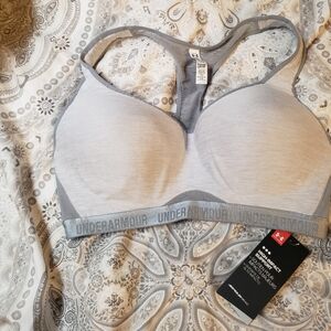 UNDER ARMOUR High-Impact Support Sports Bra 36D 1259953 Full Coverage Racerback